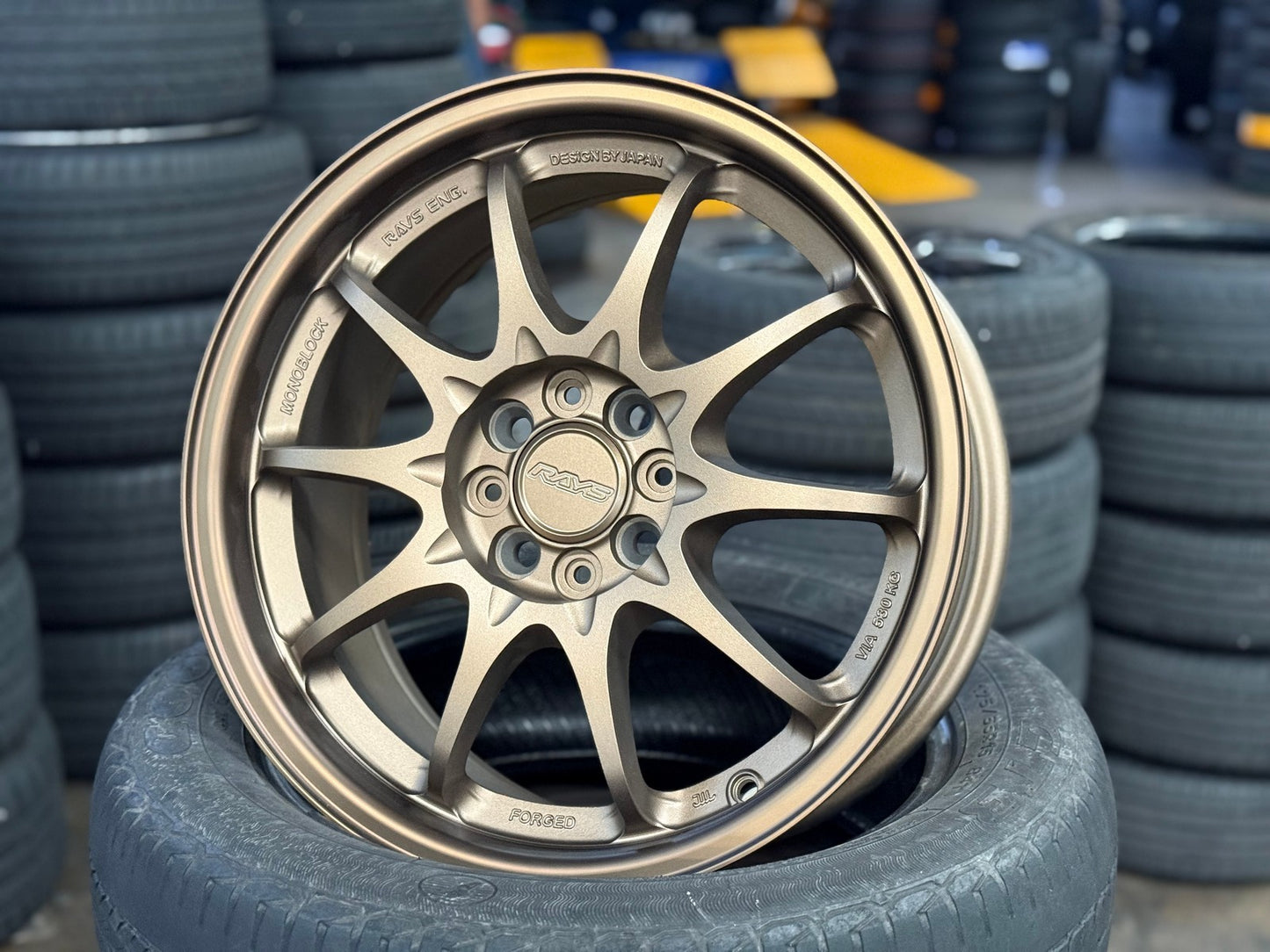 New 16X7 ET40 AOW Flow Formed CE28 Rim (4 wheel) Matt Bronze 4X100
