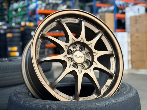 New 16X7 ET40 AOW Flow Formed CE28 Rim (4 wheel) Matt Bronze 4X100
