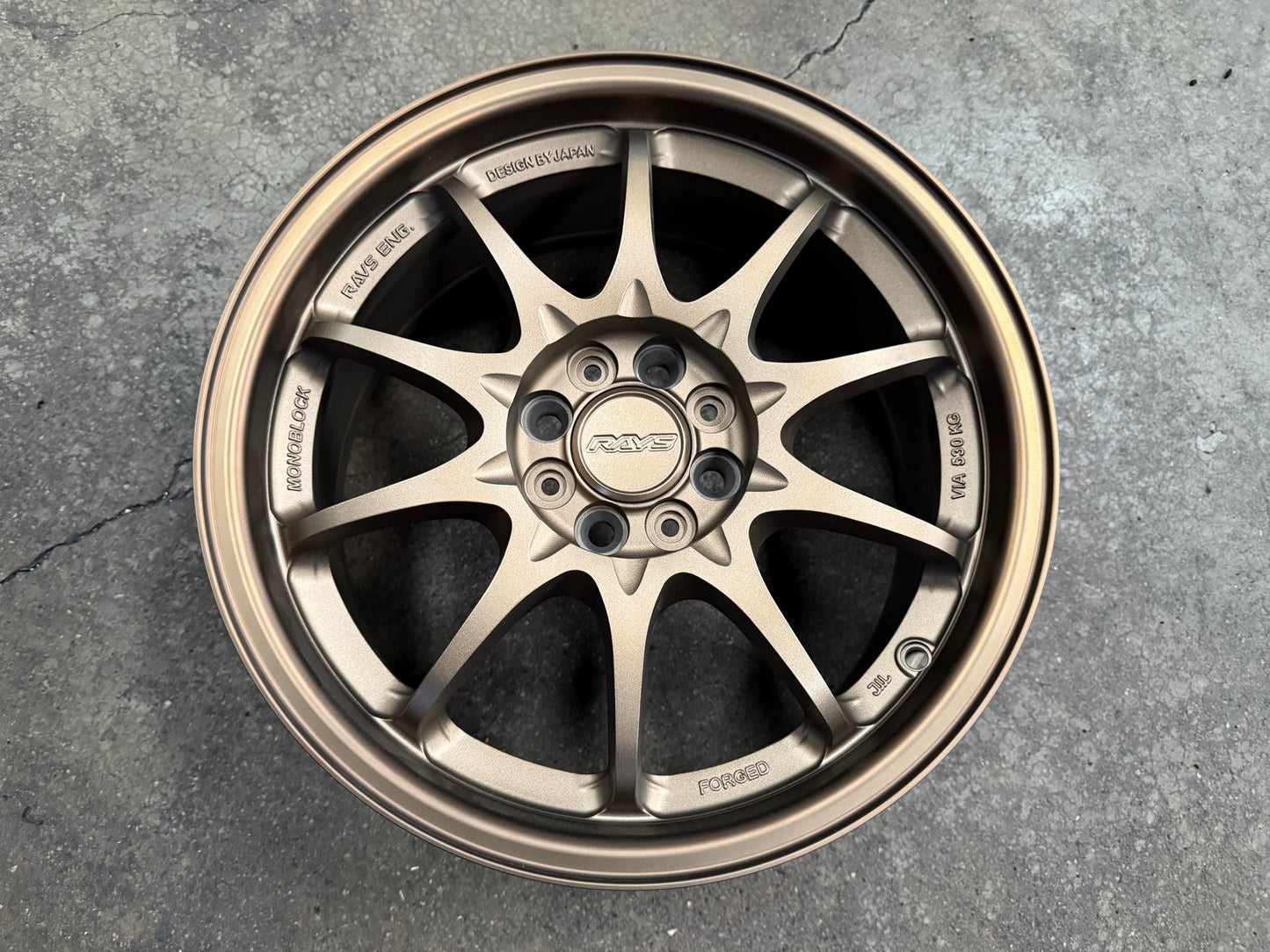 New 16X7 ET40 AOW Flow Formed CE28 Rim (4 wheel) Matt Bronze 4X100