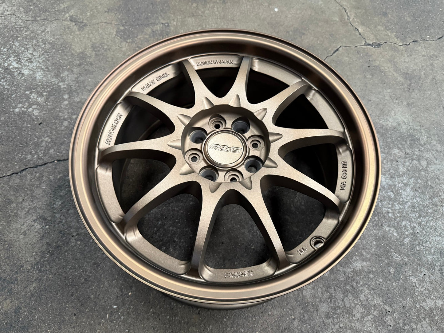 New 16X7 ET40 AOW Flow Formed CE28 Rim (4 wheel) Matt Bronze 4X100