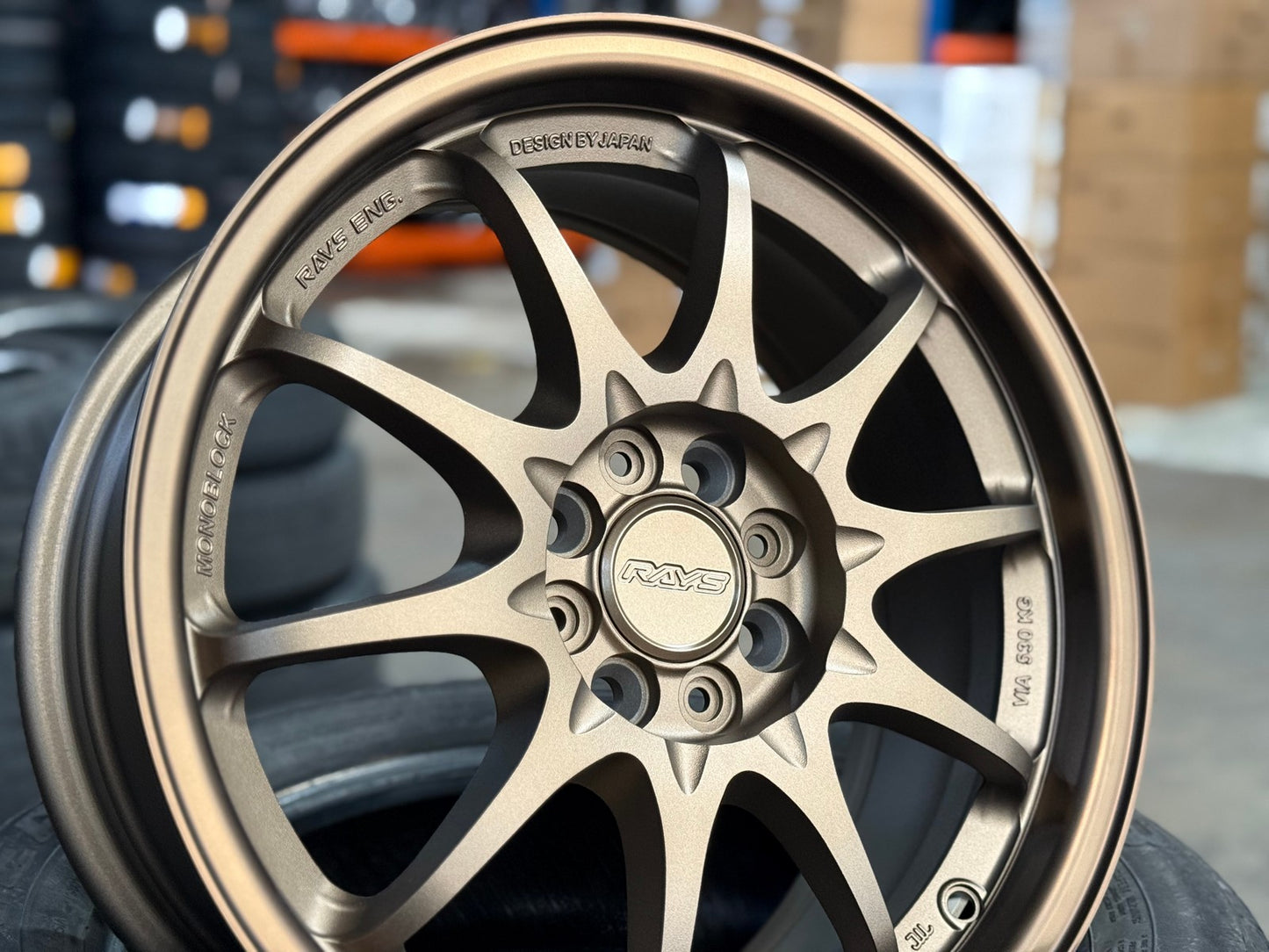 New 16X7 ET40 AOW Flow Formed CE28 Rim (4 wheel) Matt Bronze 4X100