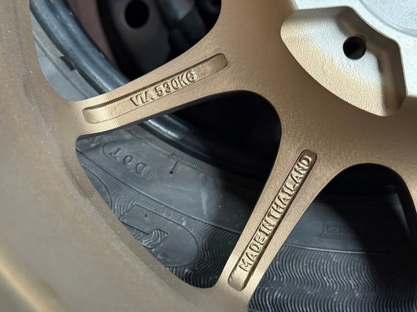 New 16X7 ET40 AOW Flow Formed CE28 Rim (4 wheel) Matt Bronze 4X100