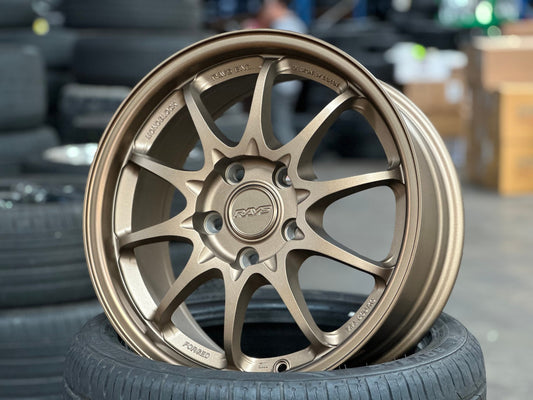 New 16X7 ET40 AOW Flow Formed CE28 Rim (4 wheel) Matt Bronze 5X114.3