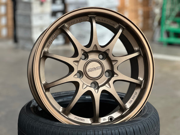 New 16X7 ET40 AOW Flow Formed CE28 Rim (4 wheel) Matt Bronze 5X114.3
