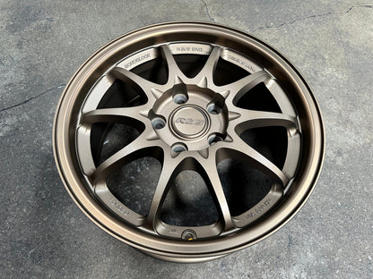 New 16X7 ET40 AOW Flow Formed CE28 Rim (4 wheel) Matt Bronze 5X114.3