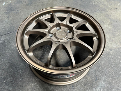 New 16X7 ET40 AOW Flow Formed CE28 Rim (4 wheel) Matt Bronze 5X114.3
