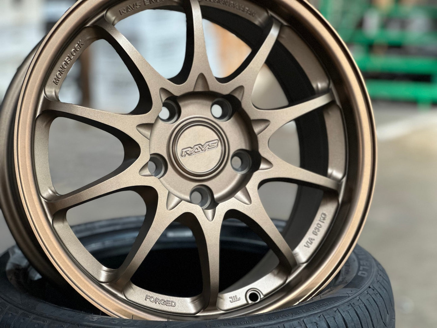 New 16X7 ET40 AOW Flow Formed CE28 Rim (4 wheel) Matt Bronze 5X114.3