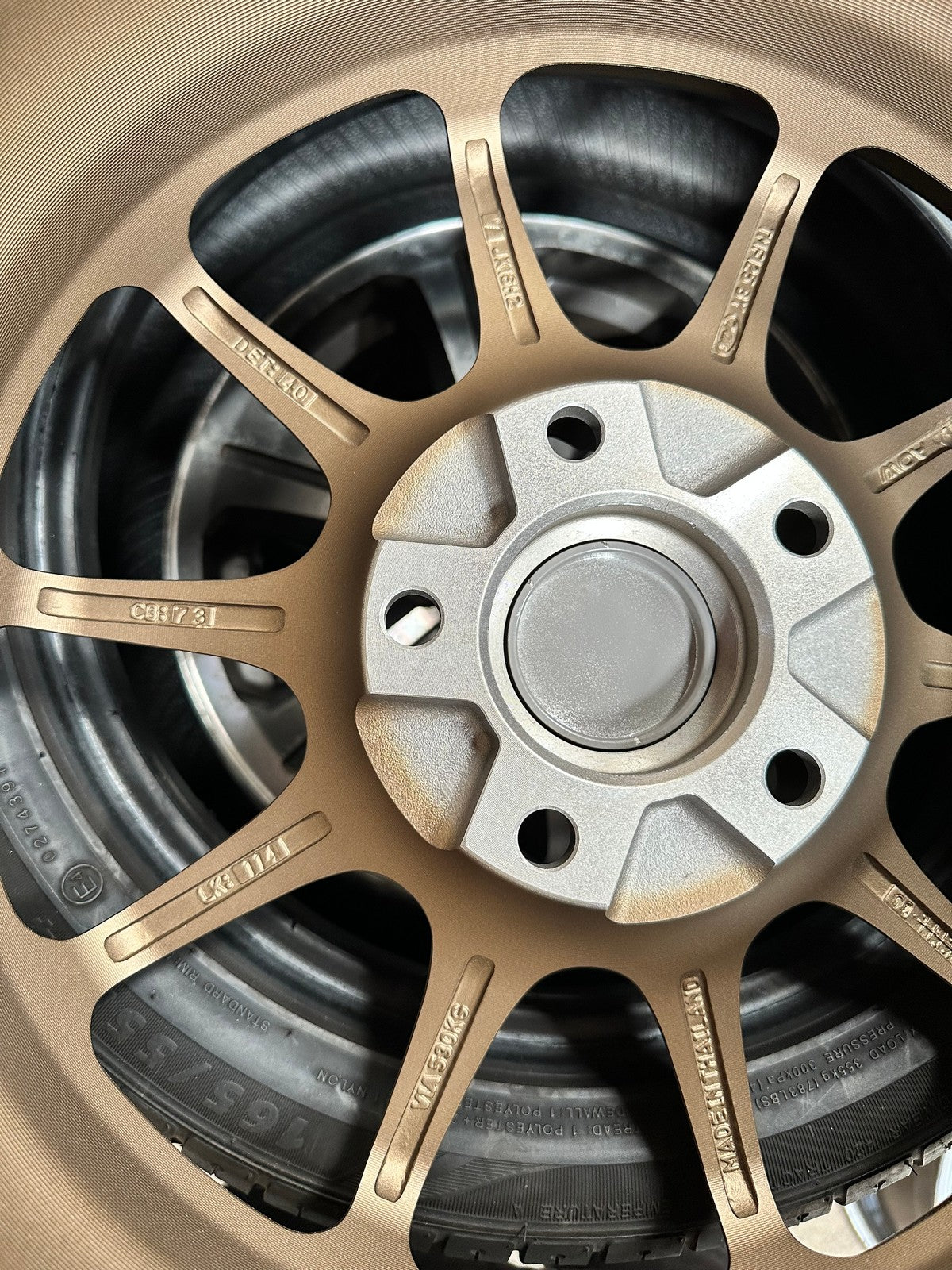 New 16X7 ET40 AOW Flow Formed CE28 Rim (4 wheel) Matt Bronze 5X114.3