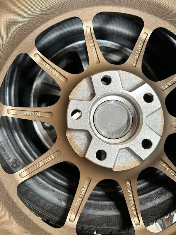 New 16X7 ET40 AOW Flow Formed CE28 Rim (4 wheel) Matt Bronze 5X114.3