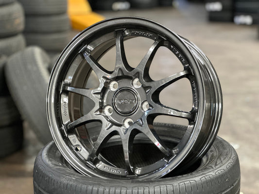 New 16X7 ET40 AOW Flow Formed CE28 Rim (4 wheel) Gloss Gunmetal 5X114.3