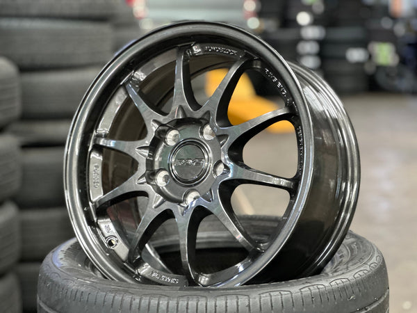 New 16X7 ET40 AOW Flow Formed CE28 Rim (4 wheel) Gloss Gunmetal 5X114.3