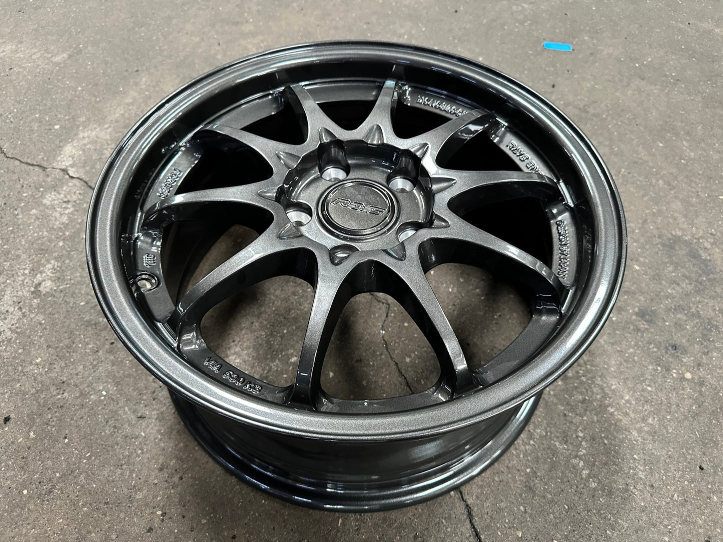 New 16X7 ET40 AOW Flow Formed CE28 Rim (4 wheel) Gloss Gunmetal 5X114.3