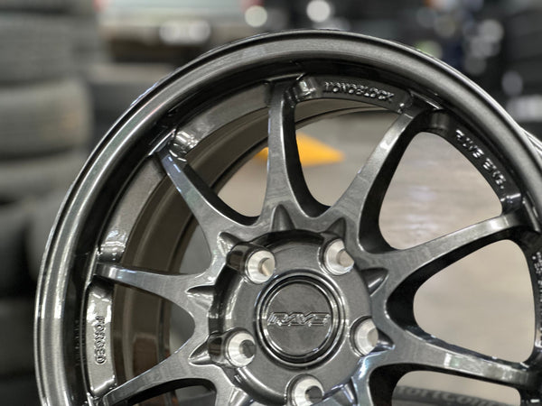 New 16X7 ET40 AOW Flow Formed CE28 Rim (4 wheel) Gloss Gunmetal 5X114.3