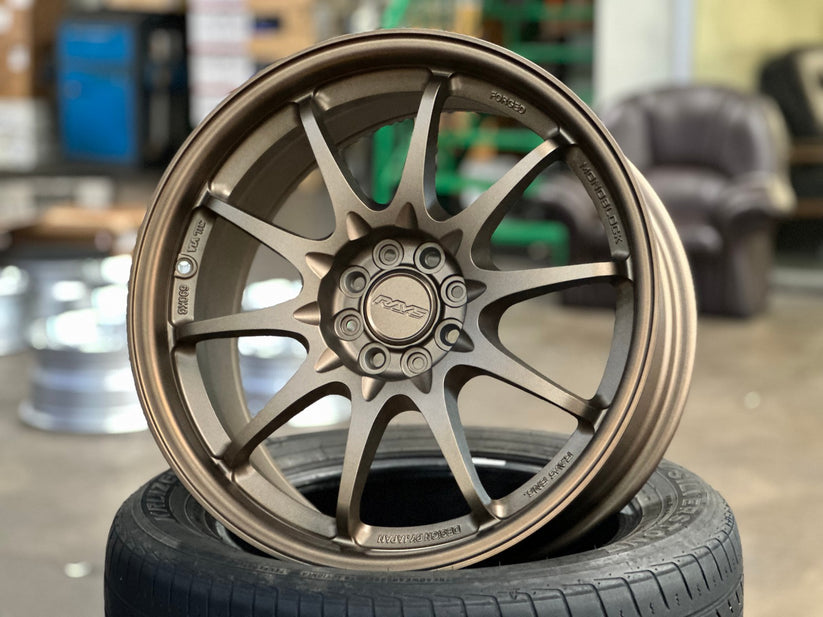 New 17X8 ET40 AOW Flow Formed CE28 Rim (4 wheel) Matt Bronze 4X100 ...