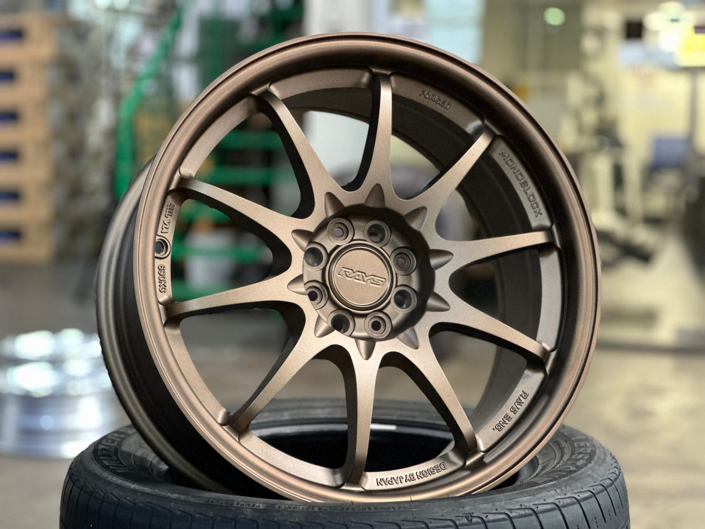 New 17X8 ET40 AOW Flow Formed CE28 Rim (4 wheel) Matt Bronze 4X100
