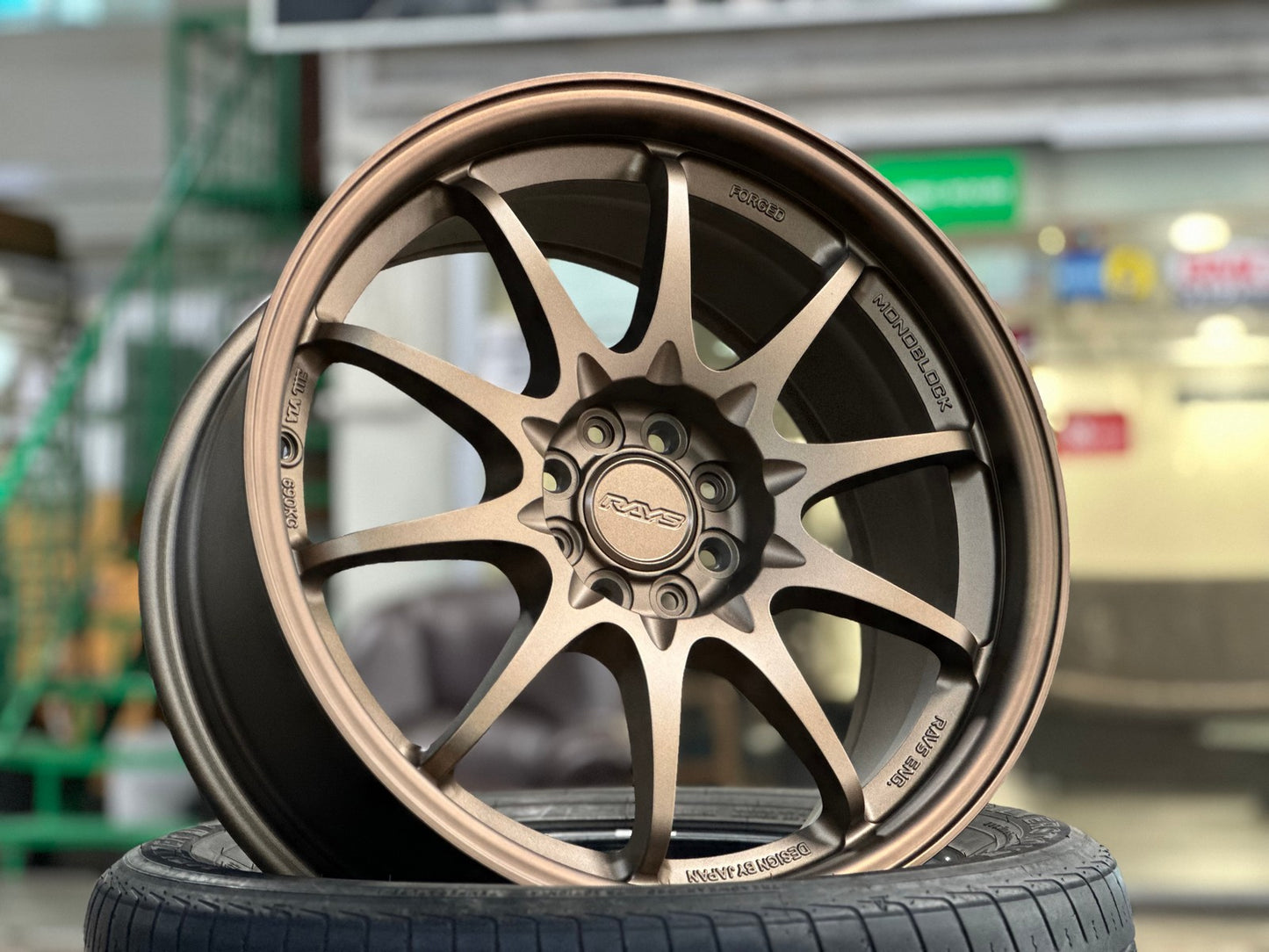 New 17X8 ET40 AOW Flow Formed CE28 Rim (4 wheel) Matt Bronze 4X100