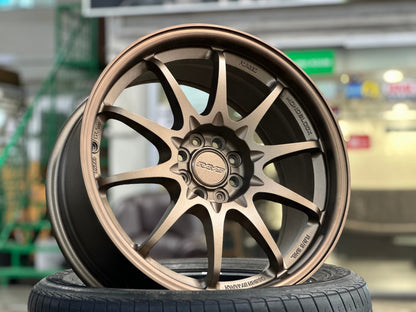New 17X8 ET40 AOW Flow Formed CE28 Rim (4 wheel) Matt Bronze 4X100