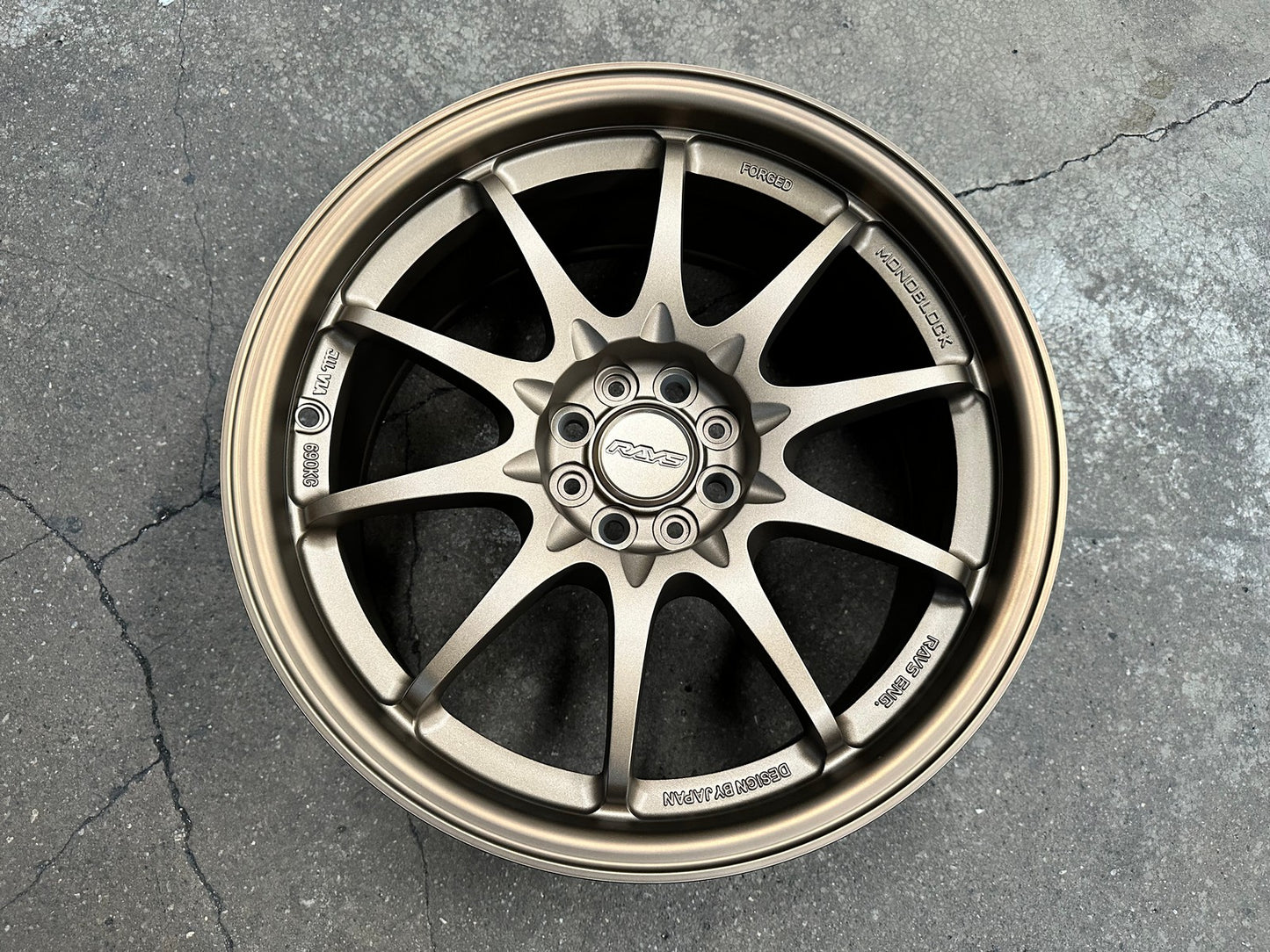 New 17X8 ET40 AOW Flow Formed CE28 Rim (4 wheel) Matt Bronze 4X100
