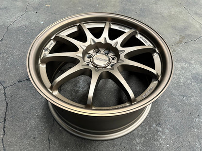 New 17X8 ET40 AOW Flow Formed CE28 Rim (4 wheel) Matt Bronze 4X100