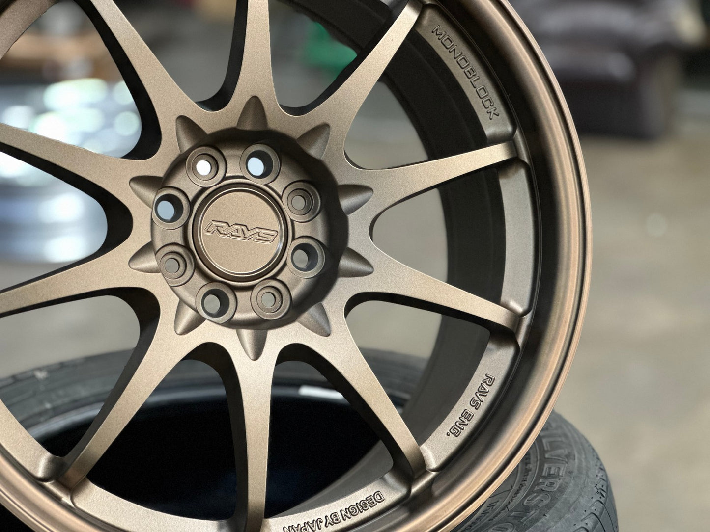 New 17X8 ET40 AOW Flow Formed CE28 Rim (4 wheel) Matt Bronze 4X100