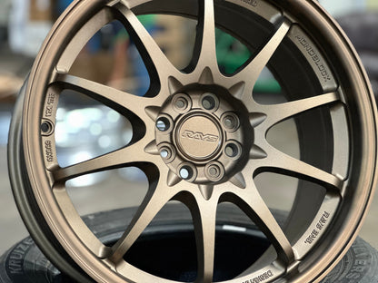 New 17X8 ET40 AOW Flow Formed CE28 Rim (4 wheel) Matt Bronze 4X100