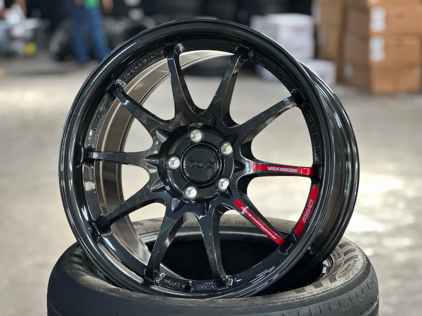 New 17X8 ET35 AOW Flow Formed CE28 Rim (4 wheel) Gloss Gunmetal 5X100