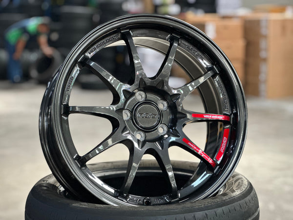 New 17X8 ET35 AOW Flow Formed CE28 Rim (4 wheel) Gloss Gunmetal 5X100