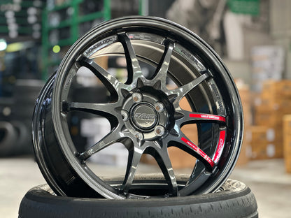 New 17X8 ET35 AOW Flow Formed CE28 Rim (4 wheel) Gloss Gunmetal 5X100