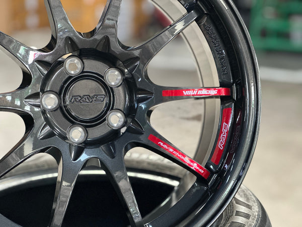 New 17X8 ET35 AOW Flow Formed CE28 Rim (4 wheel) Gloss Gunmetal 5X100