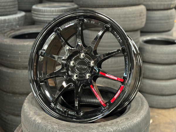 New 17X8 ET35 AOW Flow Formed CE28 Rim (4 wheel) Gloss Black 5X100