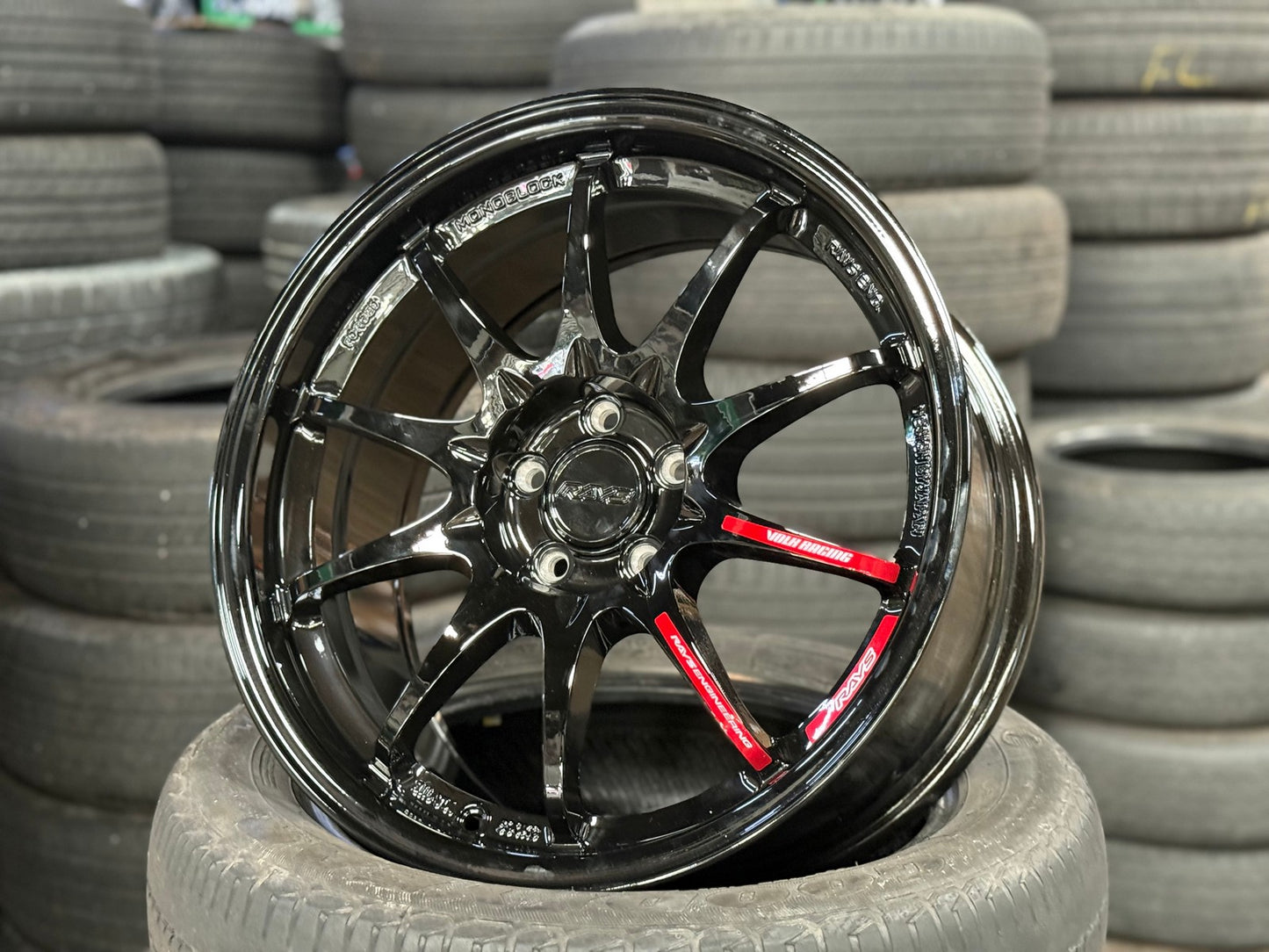 New 17X8 ET35 AOW Flow Formed CE28 Rim (4 wheel) Gloss Black 5X100