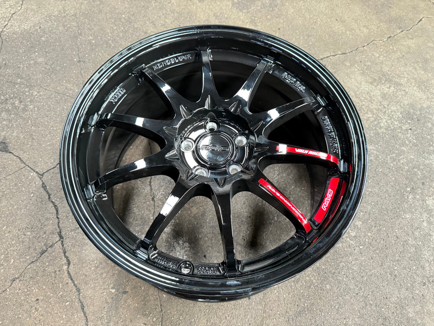 New 17X8 ET35 AOW Flow Formed CE28 Rim (4 wheel) Gloss Black 5X100