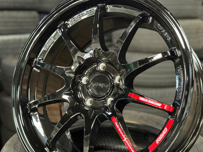 New 17X8 ET35 AOW Flow Formed CE28 Rim (4 wheel) Gloss Black 5X100