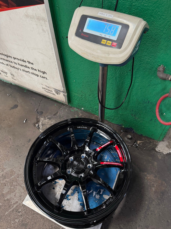 New 17X8 ET35 AOW Flow Formed CE28 Rim (4 wheel) Gloss Black 5X100