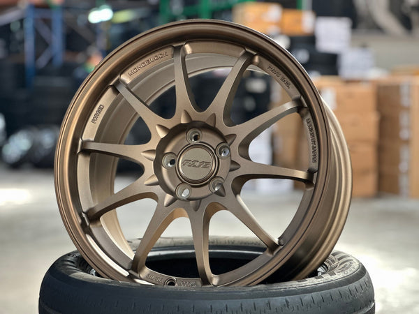 New 17X8 ET35 AOW Flow Formed CE28 Rim (4 wheel) Matt Bronze 5X100
