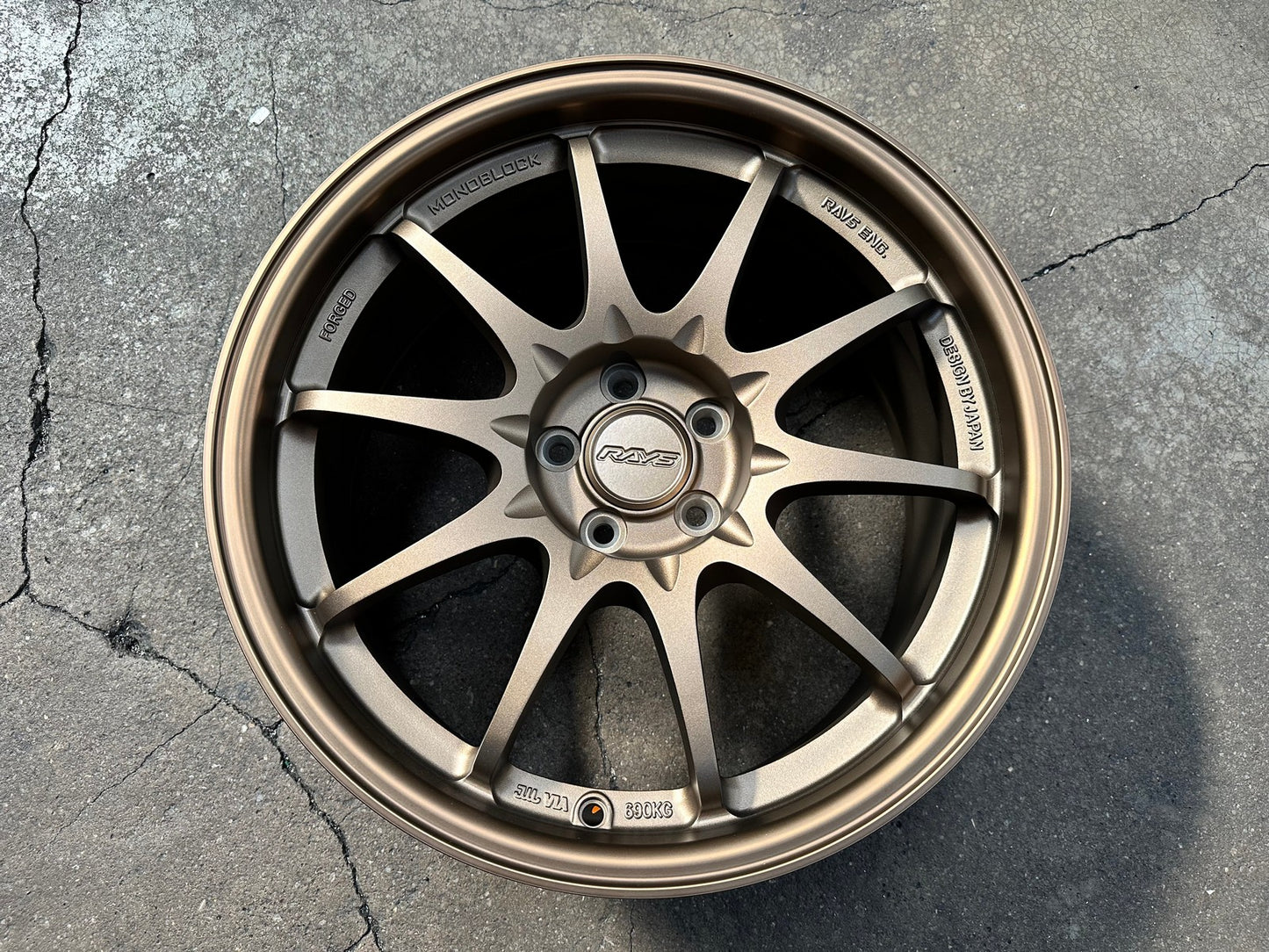 New 17X8 ET35 AOW Flow Formed CE28 Rim (4 wheel) Matt Bronze 5X100