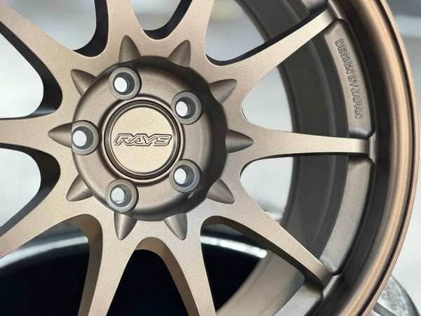 New 17X8 ET35 AOW Flow Formed CE28 Rim (4 wheel) Matt Bronze 5X100