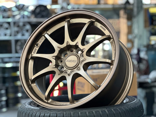 New 17X8 ET35 AOW Flow Formed CE28 Rim (4 wheel) Matt Bronze 5X112