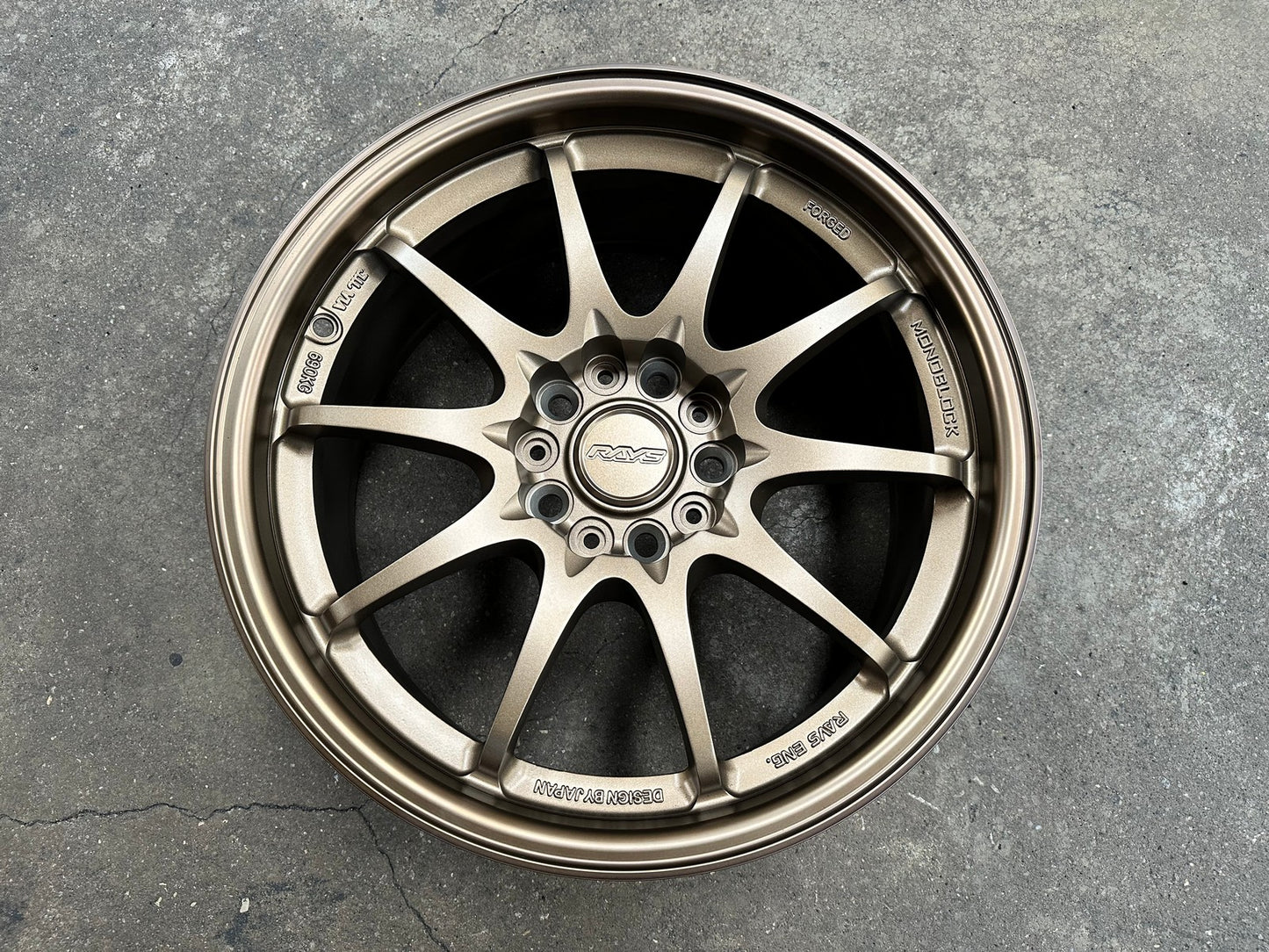 New 17X8 ET35 AOW Flow Formed CE28 Rim (4 wheel) Matt Bronze 5X114.3