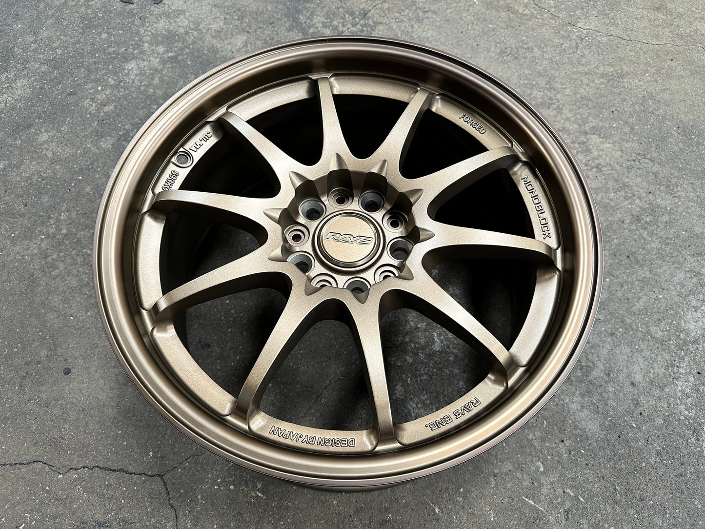 New 17X8 ET35 AOW Flow Formed CE28 Rim (4 wheel) Matt Bronze 5X114.3