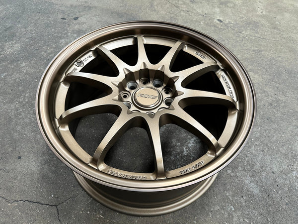 New 17X8 ET35 AOW Flow Formed CE28 Rim (4 wheel) Matt Bronze 5X114.3