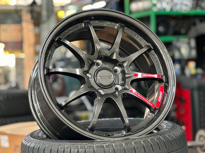 New 17X8 ET35 AOW Flow Formed CE28 Rim (4 wheel) Gloss Gunmetal 5X112