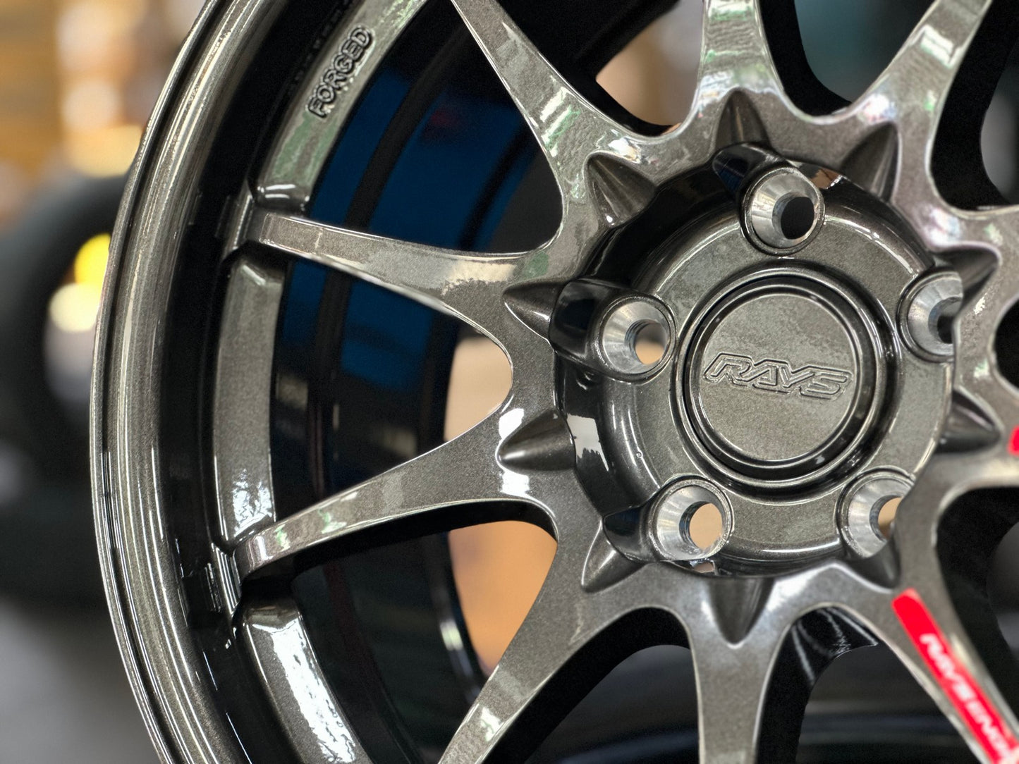 New 17X8 ET35 AOW Flow Formed CE28 Rim (4 wheel) Gloss Gunmetal 5X114.3