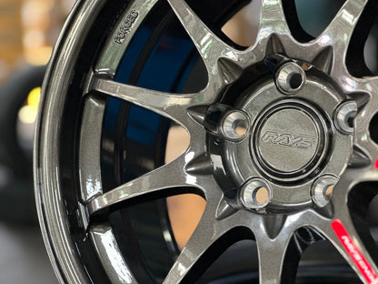 New 17X8 ET35 AOW Flow Formed CE28 Rim (4 wheel) Gloss Gunmetal 5X114.3