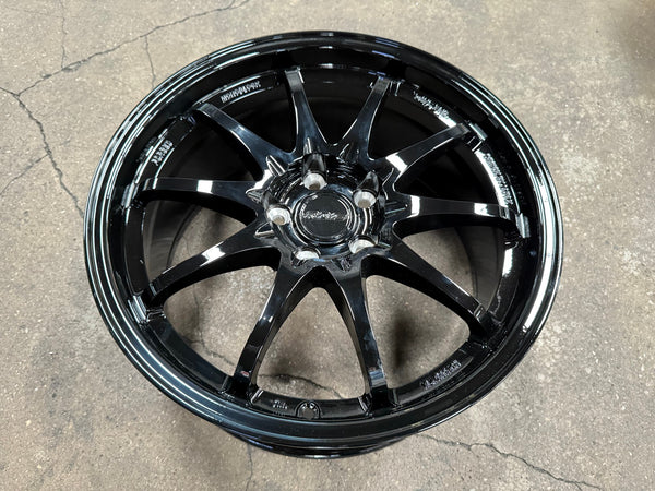 New 18X8.5 ET43 AOW Flow Formed CE28 Rim (4 wheel) Gloss Black 5X114.3