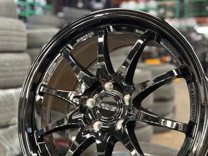 New 18X8.5 ET43 AOW Flow Formed CE28 Rim (4 wheel) Gloss Black 5X114.3