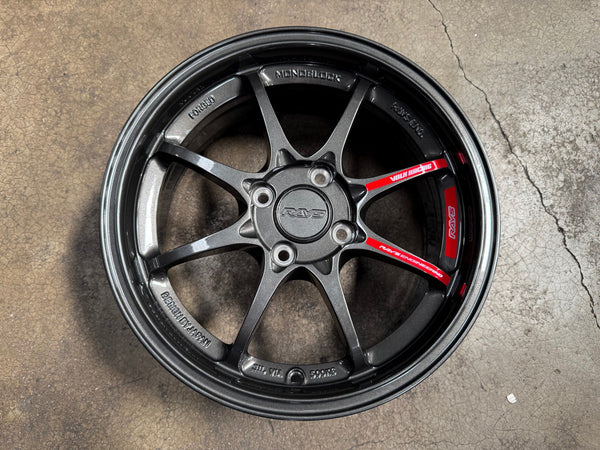 New 15X6.5 ET40 AOW Flow Formed CE28CR Rim (4 wheel) Gloss Gunmetal 4X100