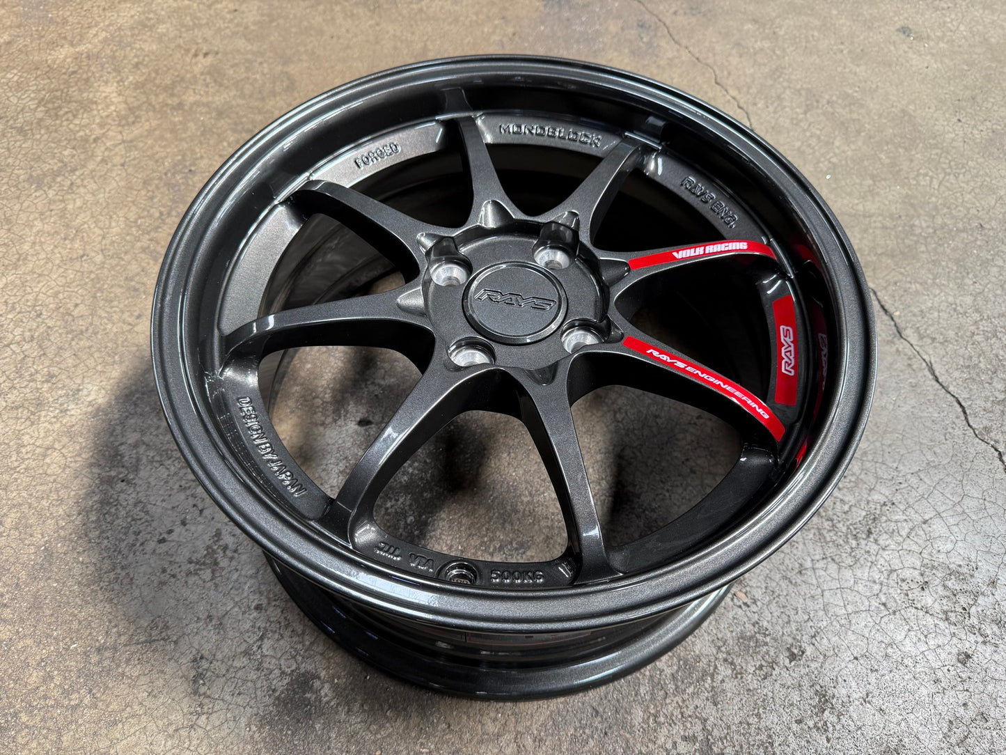 New 15X6.5 ET40 AOW Flow Formed CE28CR Rim (4 wheel) Gloss Gunmetal 4X100