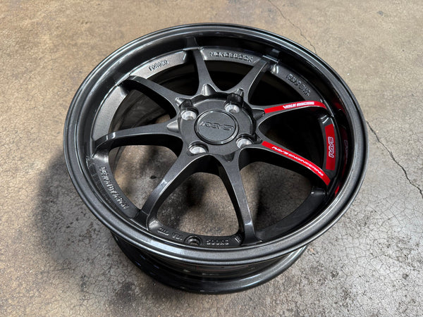 New 15X6.5 ET40 AOW Flow Formed CE28CR Rim (4 wheel) Gloss Gunmetal 4X100