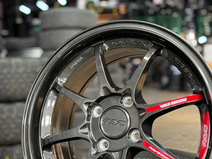 New 15X6.5 ET40 AOW Flow Formed CE28CR Rim (4 wheel) Gloss Gunmetal 4X100